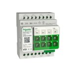 کنترلر هوشمند پرده/سوئیچ 8 کاناله 16 آمپر Master اشنایدر سری ماژولار SpaceLogic SECURE MTN6705-0008S